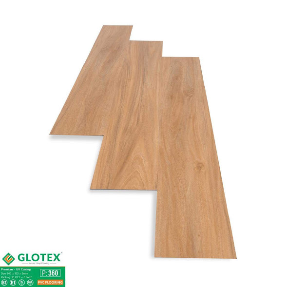 Sàn nhựa vân gỗ Bình Dương GLOTEX P360 tại Bình Dương